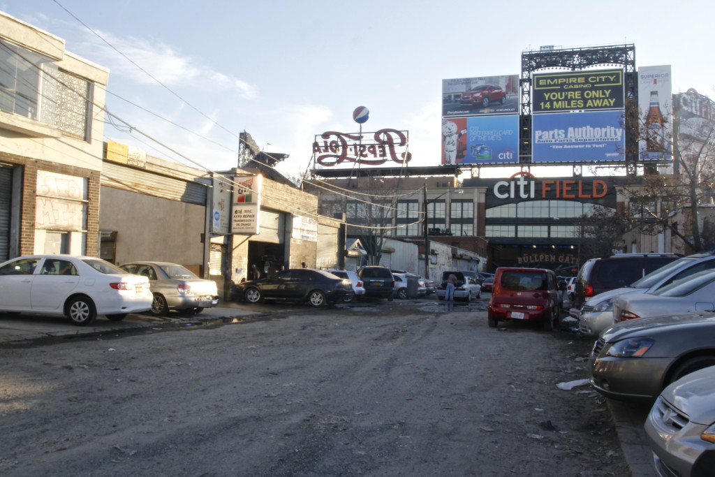 View from Willets Point, looking towards Citi Field (Lauren Hard/ NY City Lens)