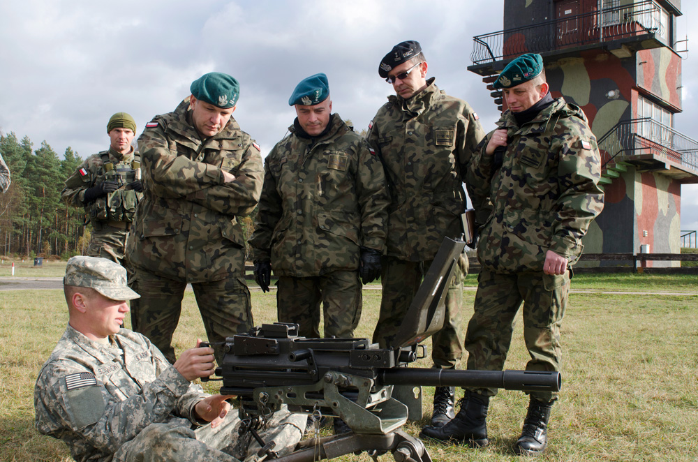 Polish troops train on US weapons systems (U.S. Army Europe Images)