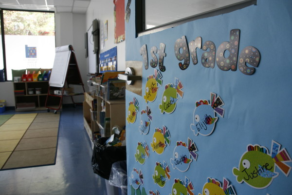 A first grade classroom at Storefront Academy in Mott Haven, South Bronx. Photo: Oliver Arnoldi
