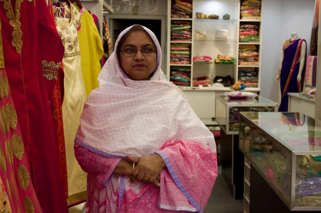 Nasreen Rahman inside her boutique Pashmina, in Jackson Heights, Queens, on Oct. 20, 2015.