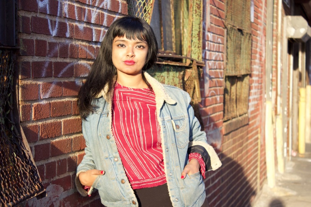 Novelist entrepreneur Tanwi Nandini Islam outside her Bushwick studio, in Brooklyn, on Oct. 21, 2015.