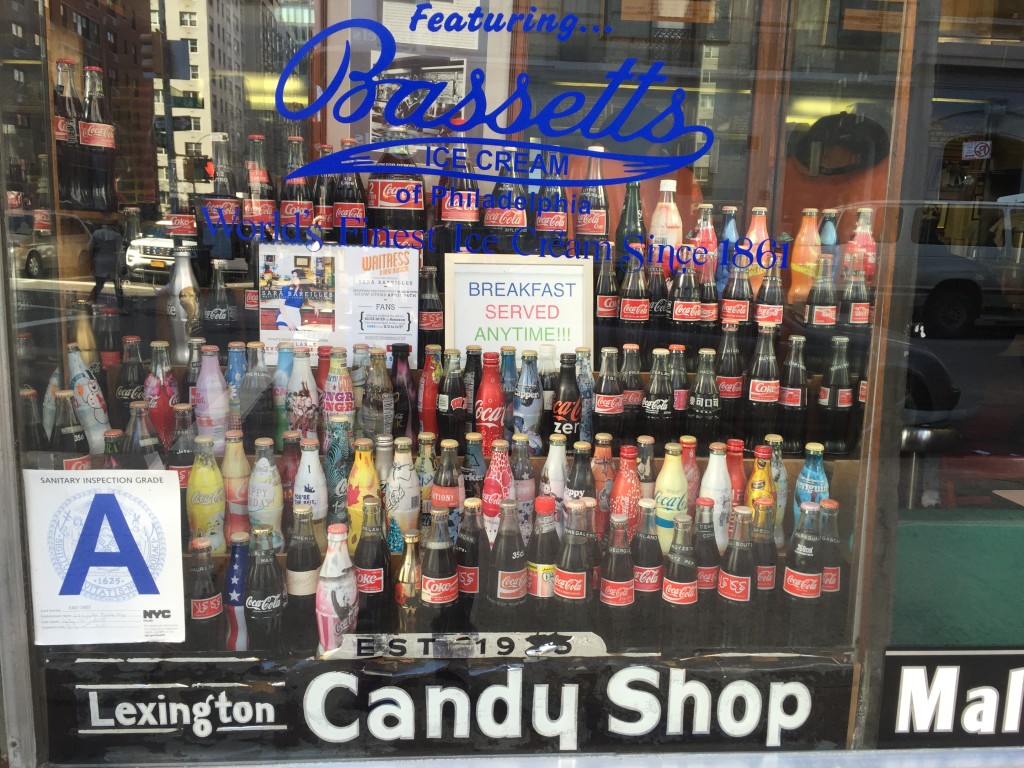 Lexington Candy's Coca-Cola bottle display had been growing for over 20 years. (Mary Kekatos)