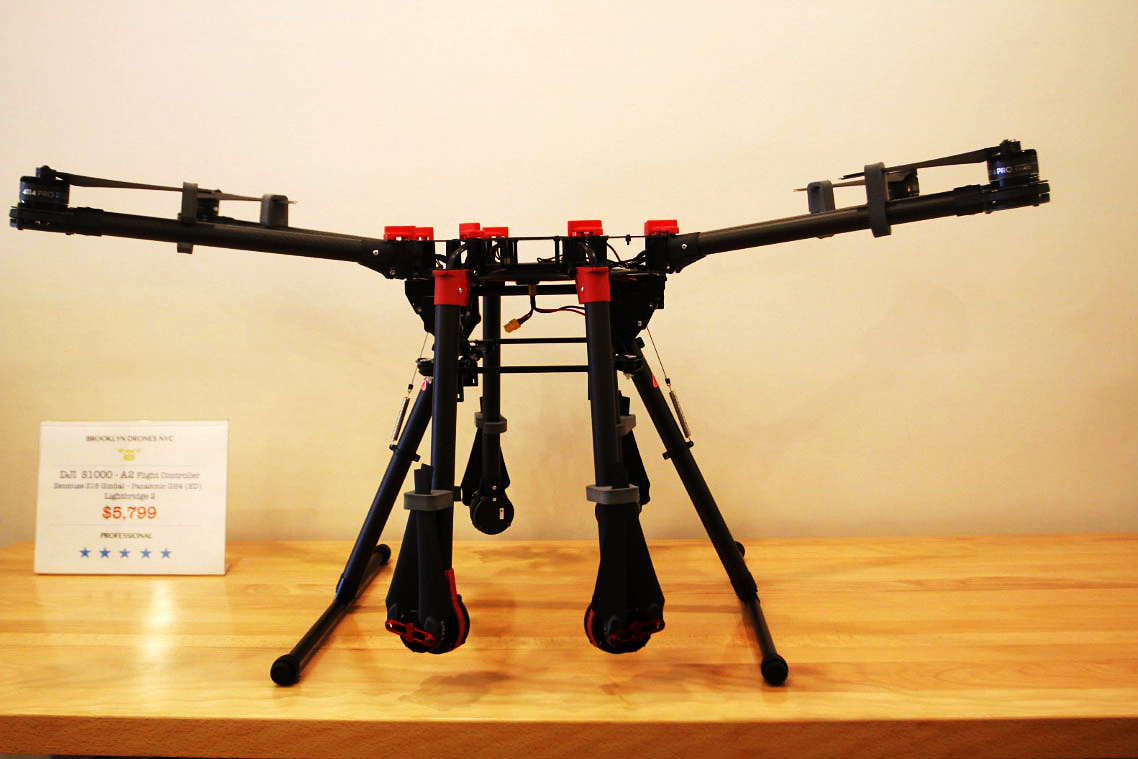 One of the drones at the store fit for professionals or advanced hobbyists (Aditi Sangal)