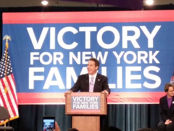 Governor Cuomo at the Rally in New York City (Photo by: Aditi Sangal)