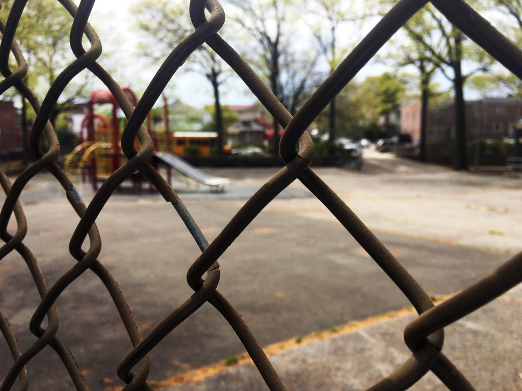 An Eastchester playground where authorities say gang members took part in open-air drug dealing.                           (Marybel Gonzalez)