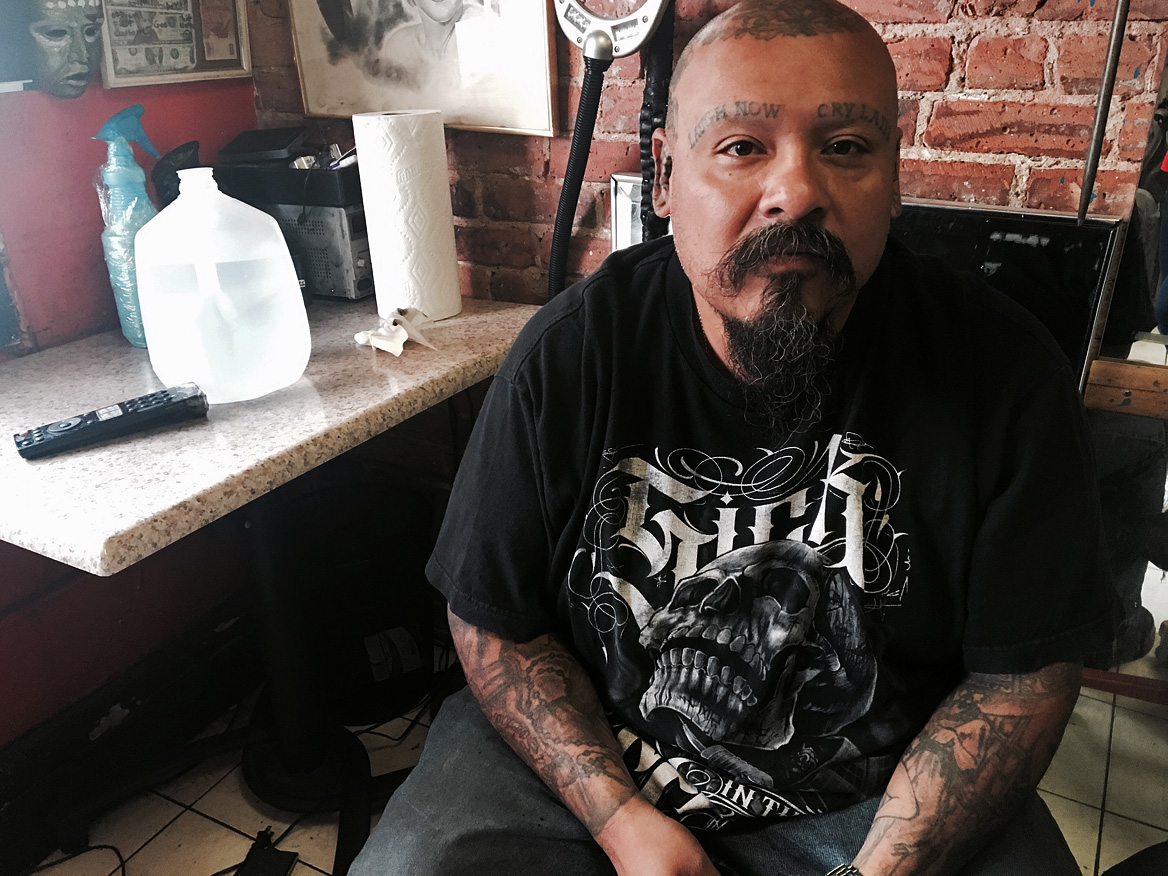 Andres Martel, who owns a tattoo shop on Alexander Avenue, worries he may soon be priced out of the neighborhood.