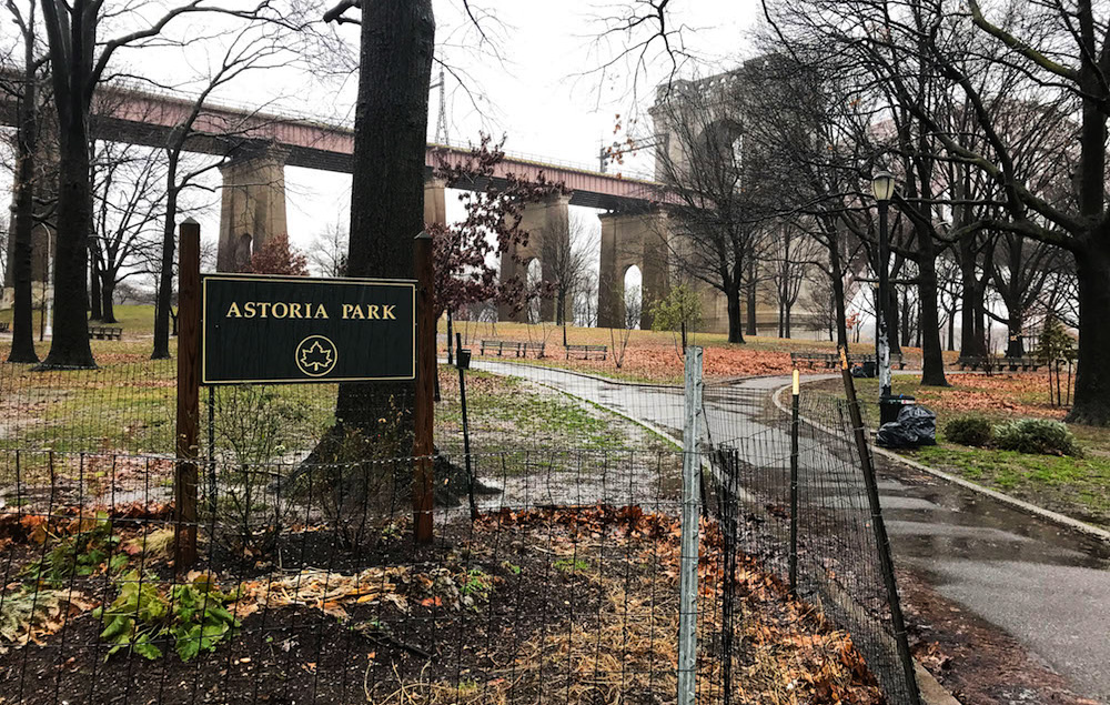 Astoria Park, located on the edge of the East River, is the largest park in Queens, covering 60 acres. Photo: Katryna Perera.