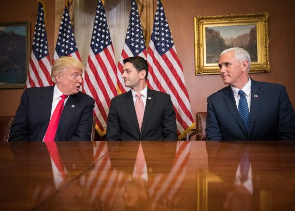 President Trump, House Speaker Paul Ryan, and Vice President Mike Pence (Photo: Caleb Smith, Office of the Speaker of the House)