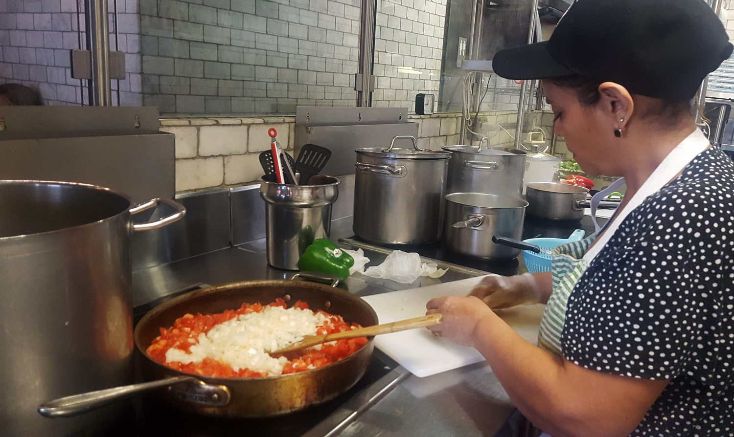 Cooking with the Colombian Nonna at Enoteca Maria