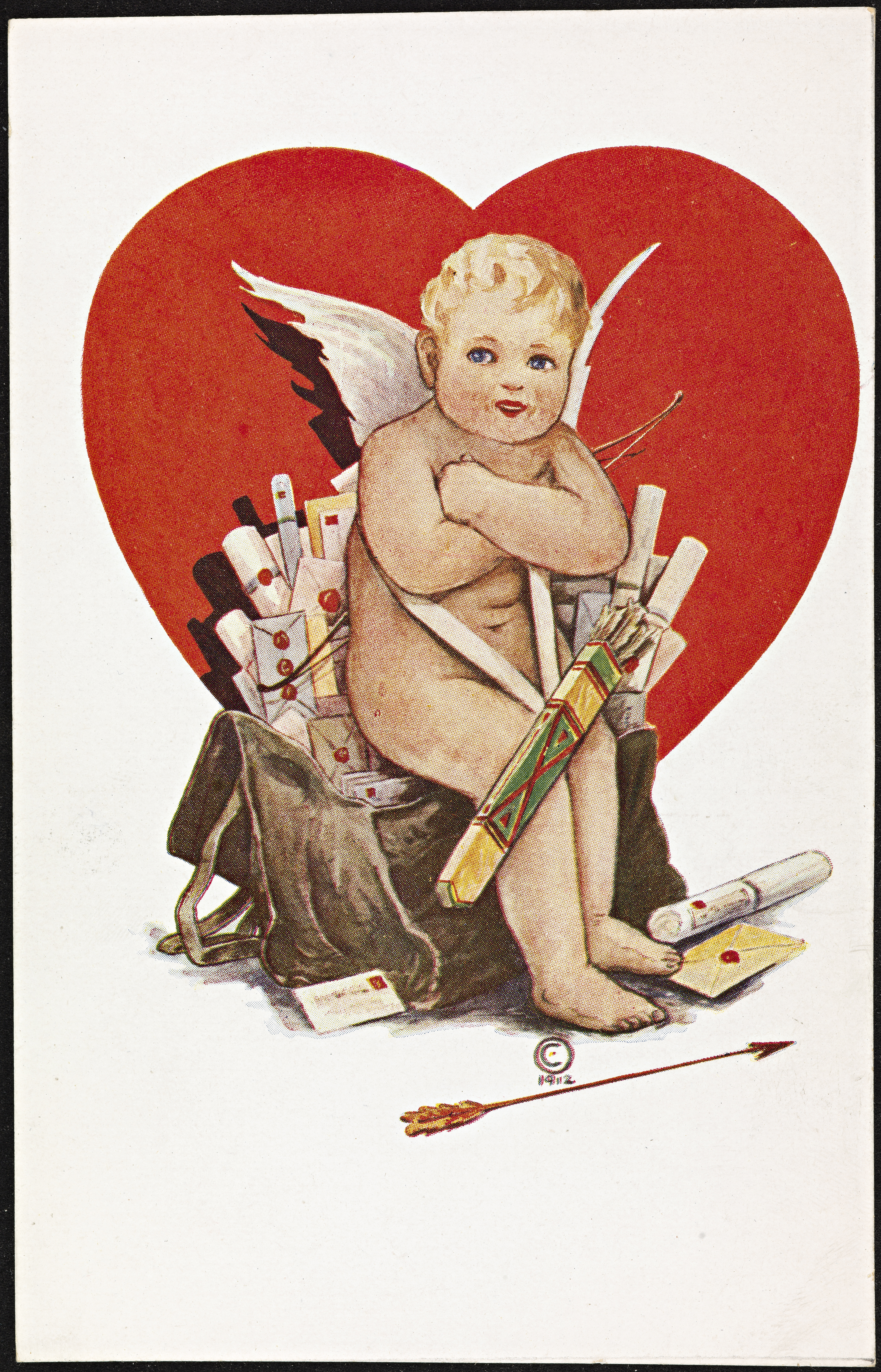 Matchmakers consider themselves to be modern-day cupids. (Courtesy of the National Library of Norway) 