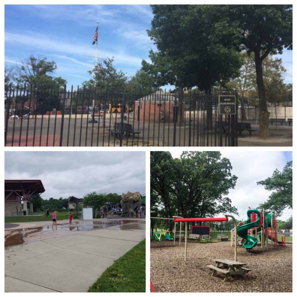 Hart playground is the oldest neighborhood playground in Woodside