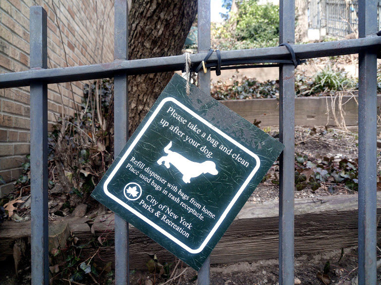 NYC Parks even announced that it installed 1,000 canine waste bag dispensers in a $86,000 project