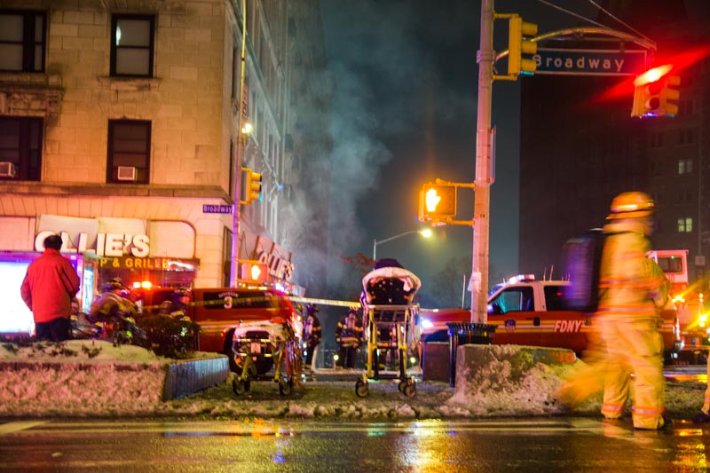 Fire at 116th and Broadway - NY City Lens