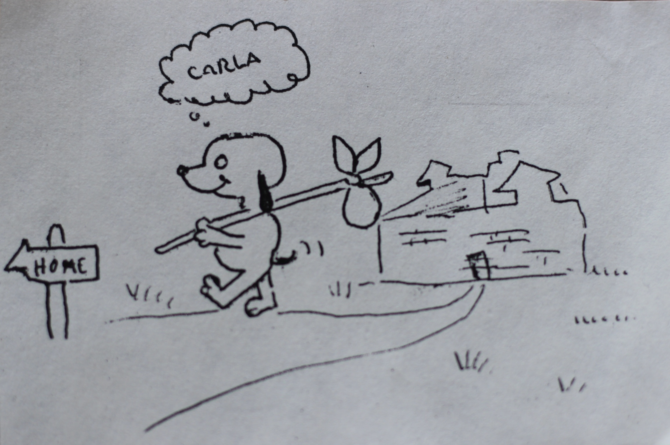 A drawing made by Antonio in prison. A drawing made by Antonio in prison.