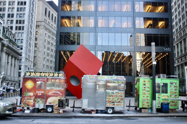 Benches and Planters vs. Food Carts