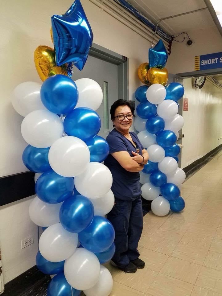 Maria Guia Cabillon at Kings County Hospital/Photo Courtesy of Fatima Eve Cabillon
