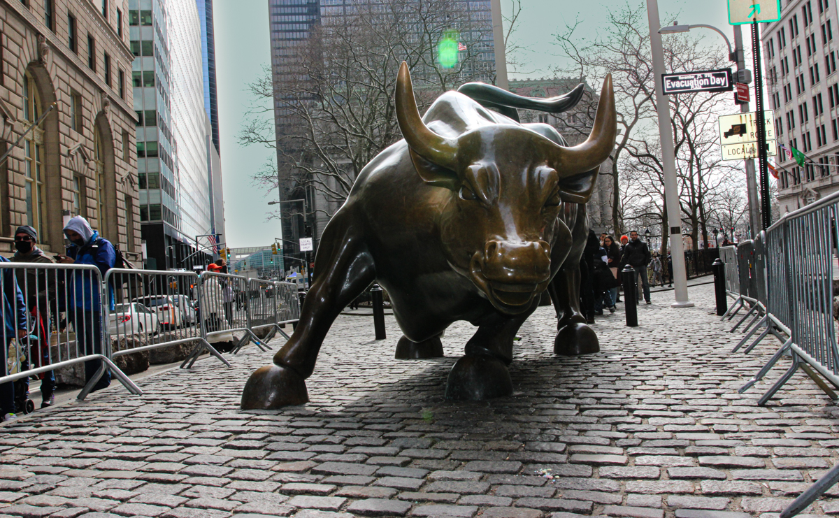 The Charging Bull on Wall Street