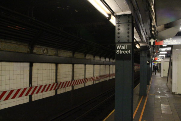 Wall Street’s subway station