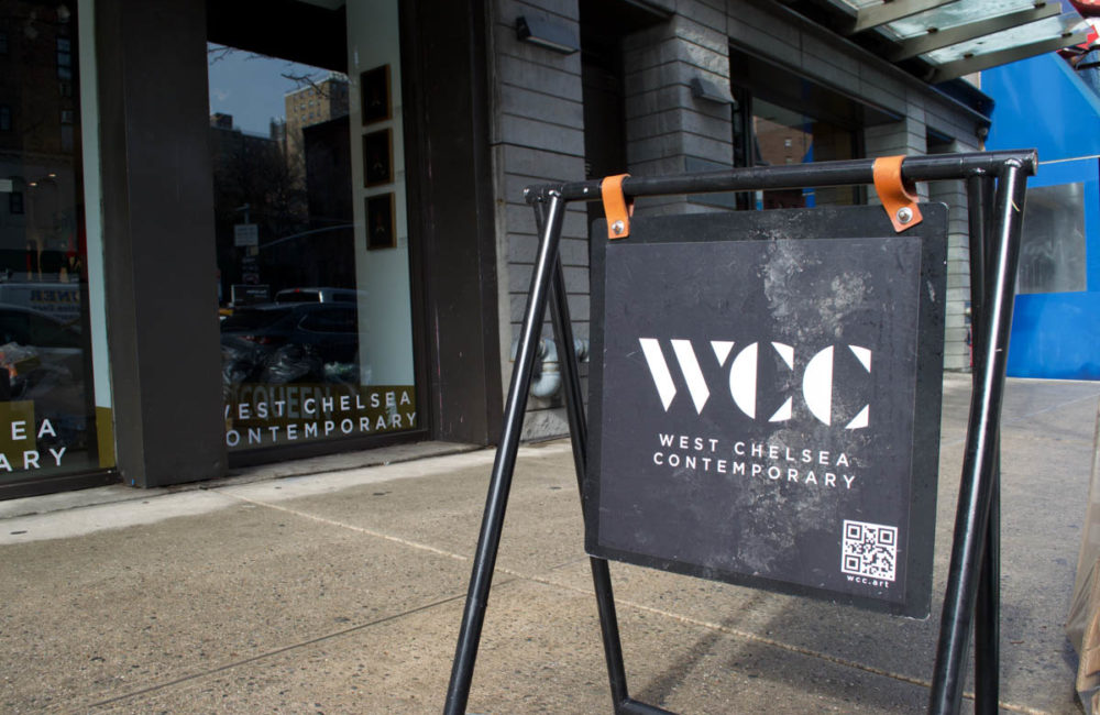 West Chelsea Contemporary, also known as WCC, is located at 231 10th Avenue and is hosting the exhibit "New York Artists for Bronx," which opened to the public on Saturday, January 29. Elizabeth Maline for NY City Lens