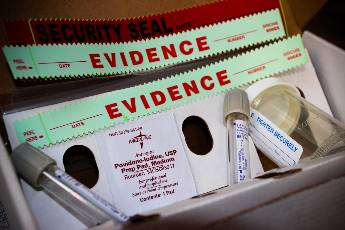 The contents of a Sexual Assault Forensic Exam (SAFE) also known as a ‘rape kit.’